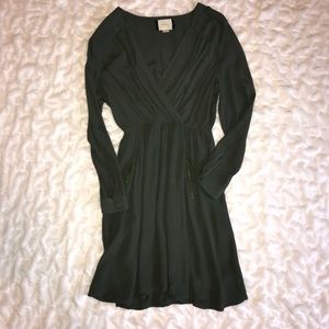 Mauve - Anthropology Forrest Green Dress, Small